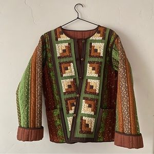 Handmade Quilted Jacket - One of a kind